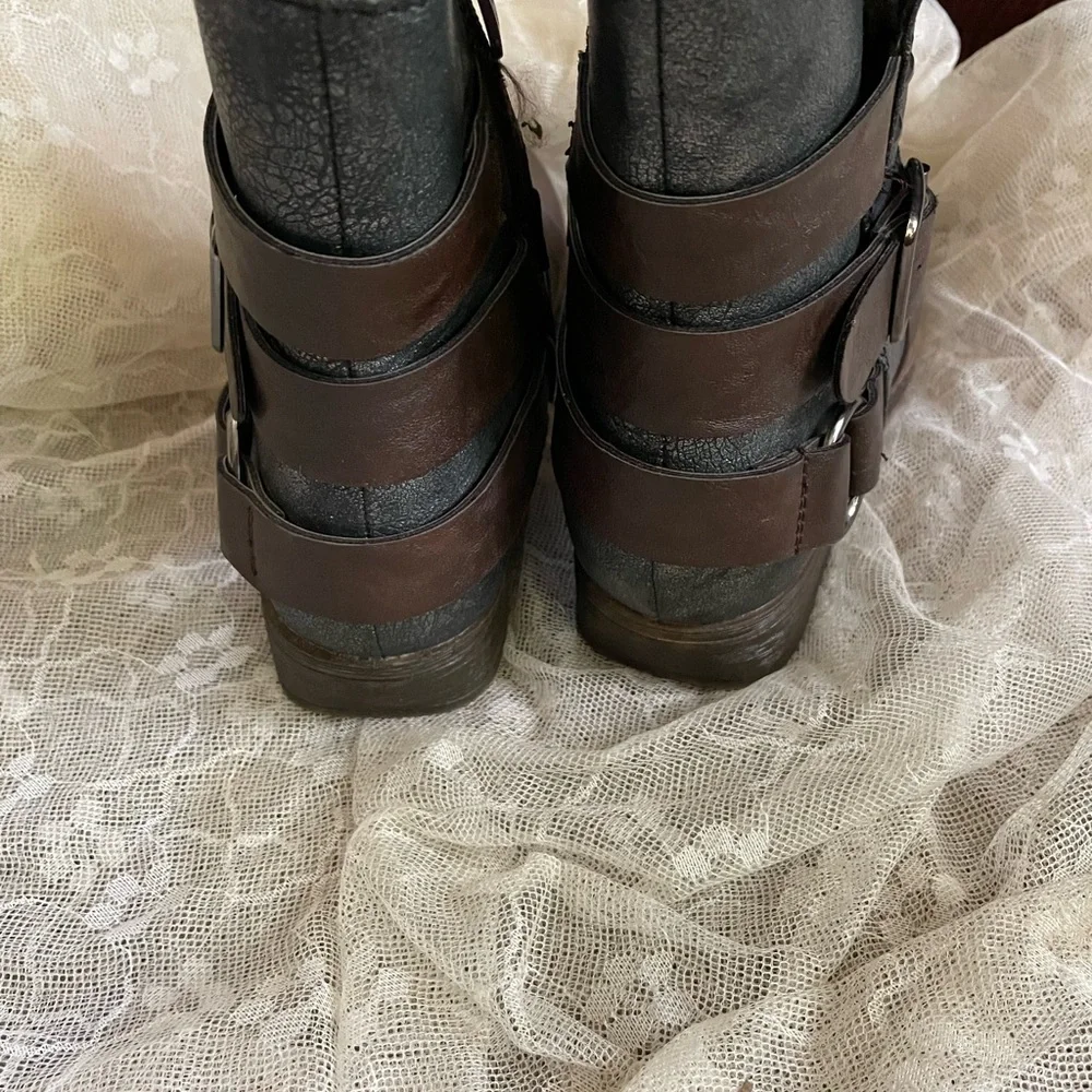 Women's Brown Leather Ankle Boots